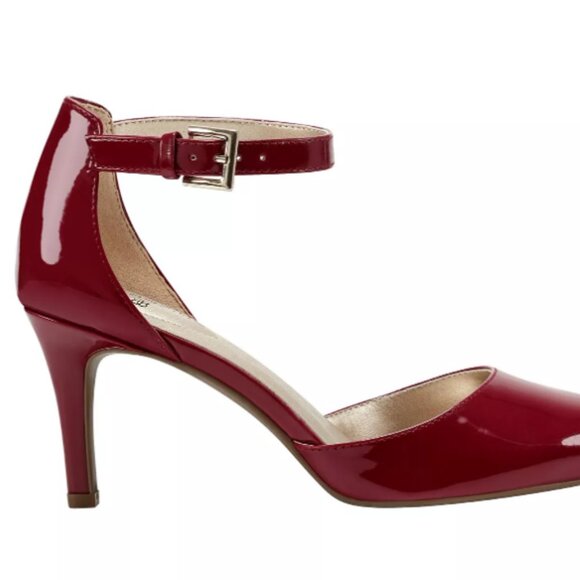 Bandolino Ginata D'Orsay Ankle Strap Pointed Toe Pumps Sz 10 - Picture 2 of 13